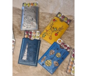 Türchen Stickserie ITH - Schokolinsen Adventskalender to go Hüllen Vol. 2